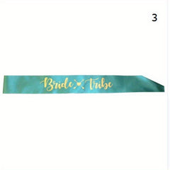 Bride To Be Bridal Sash Wedding Bridal Party Supplies