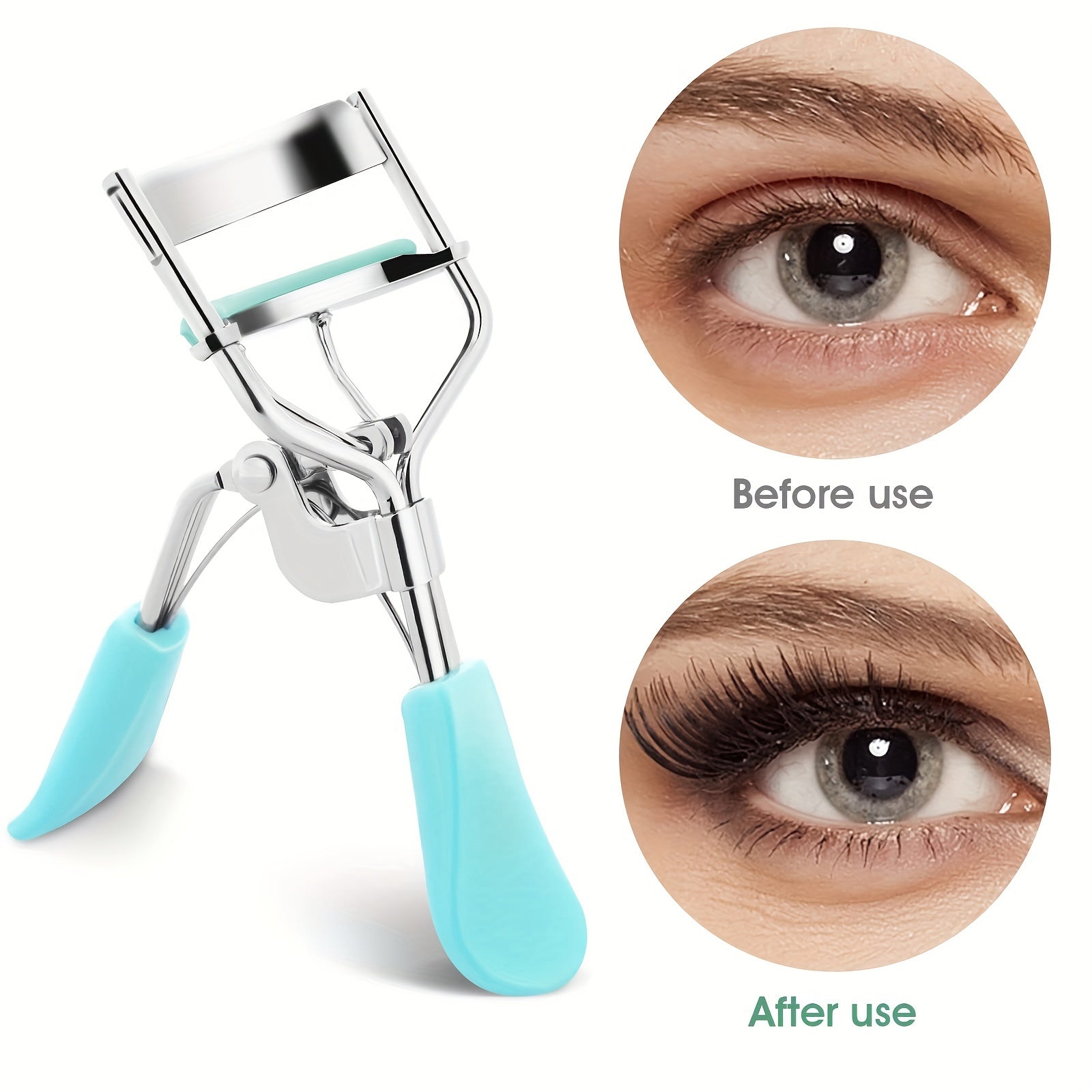 Eyelash Curler with 10 Refills for Perfectly Curled Lashes