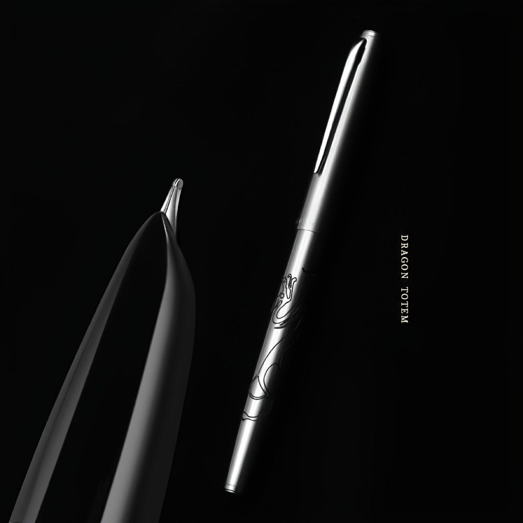 Steel Men's Calligraphy Fountain Pen Great Gift for Students, Artists