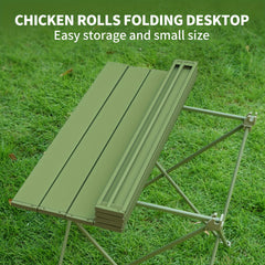 Lightweight Aluminum Table for Outdoor Camping Picnic Barbecue