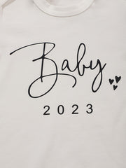 Baby Girls Print Romper Short Sleeve Cotton Bodysuit