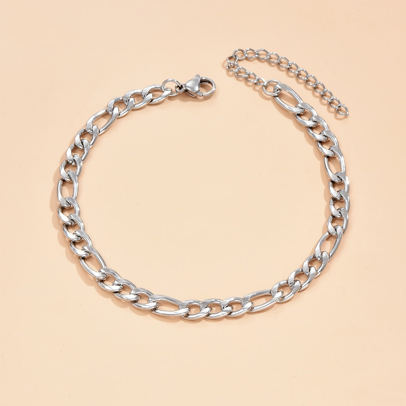 Men's Stainless Steel Silver Bracelet Jewelry Gift