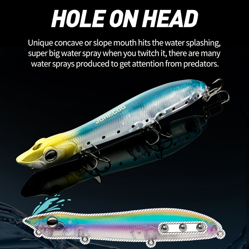 1pc 12 17 5g Artificial Pooper Fishing Lure 4 92inch 0 62oz Bionic Hard Bait