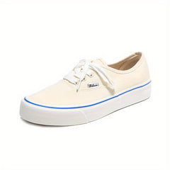 Women's Flat Skate Shoes Casual Round Toe Low Top Walking Sneakers