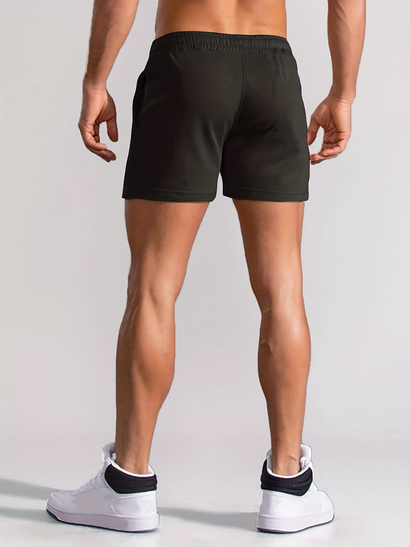 Men's B Graphic Drawstring Shorts for Summer