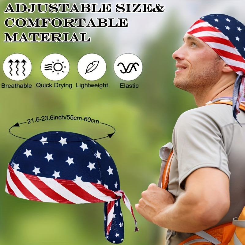 Men's Skull Cap Sweat Wicking Doo Rag Cooling Bandana