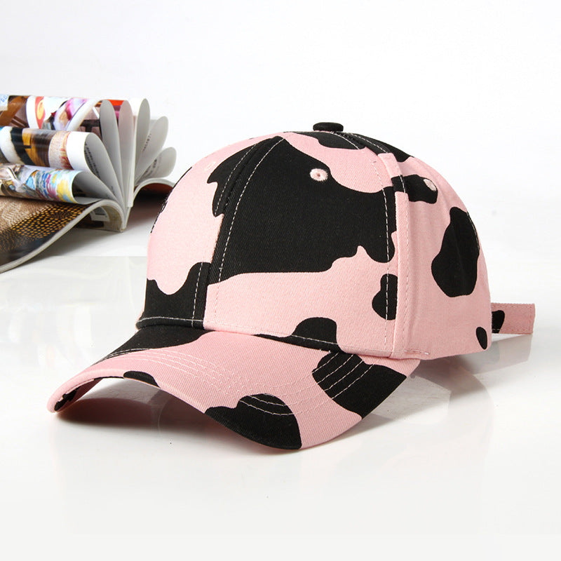 Cow Print Baseball Cap Unisex Men Women
