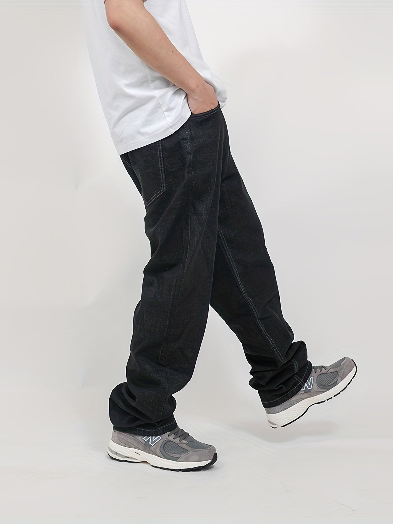Men's Stretch Denim Pants Casual Street Style Jeans