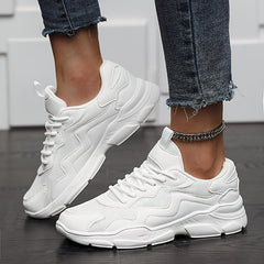 Breathable Mesh Thick Bottom Sneakers Lightweight Running Shoes