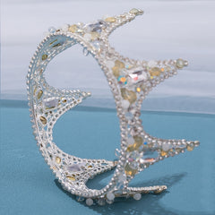 Girl's Rhinestone Crown Tiara Hair Accessory for Fairy Princess Party