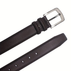Men's Automatic Buckle PU Leather Belt Business Waist Strap