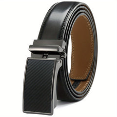 DOOPAI Mens Automatic Leather Ratchet Belts - Waistband For Men