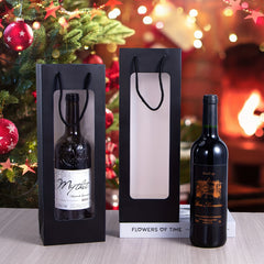 Wine Gift Bags With Window Halloween Birthday Housewarming Supplies