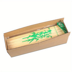 50pcs Round Bamboo Sticks BBQ Disposable Barbecue Supplies