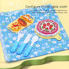 Tea Party Pretend Play Toys Large Afternoon Tea Picnic Basket Set