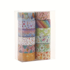 12 Rolls Colorful Washi Tape Set DIY Crafts Scrapbook Gift Wrapping
