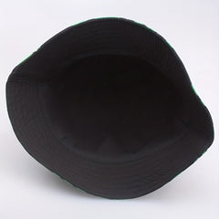 Unisex Cucumber Print Reversible Sunshade Bucket Hat for Travel