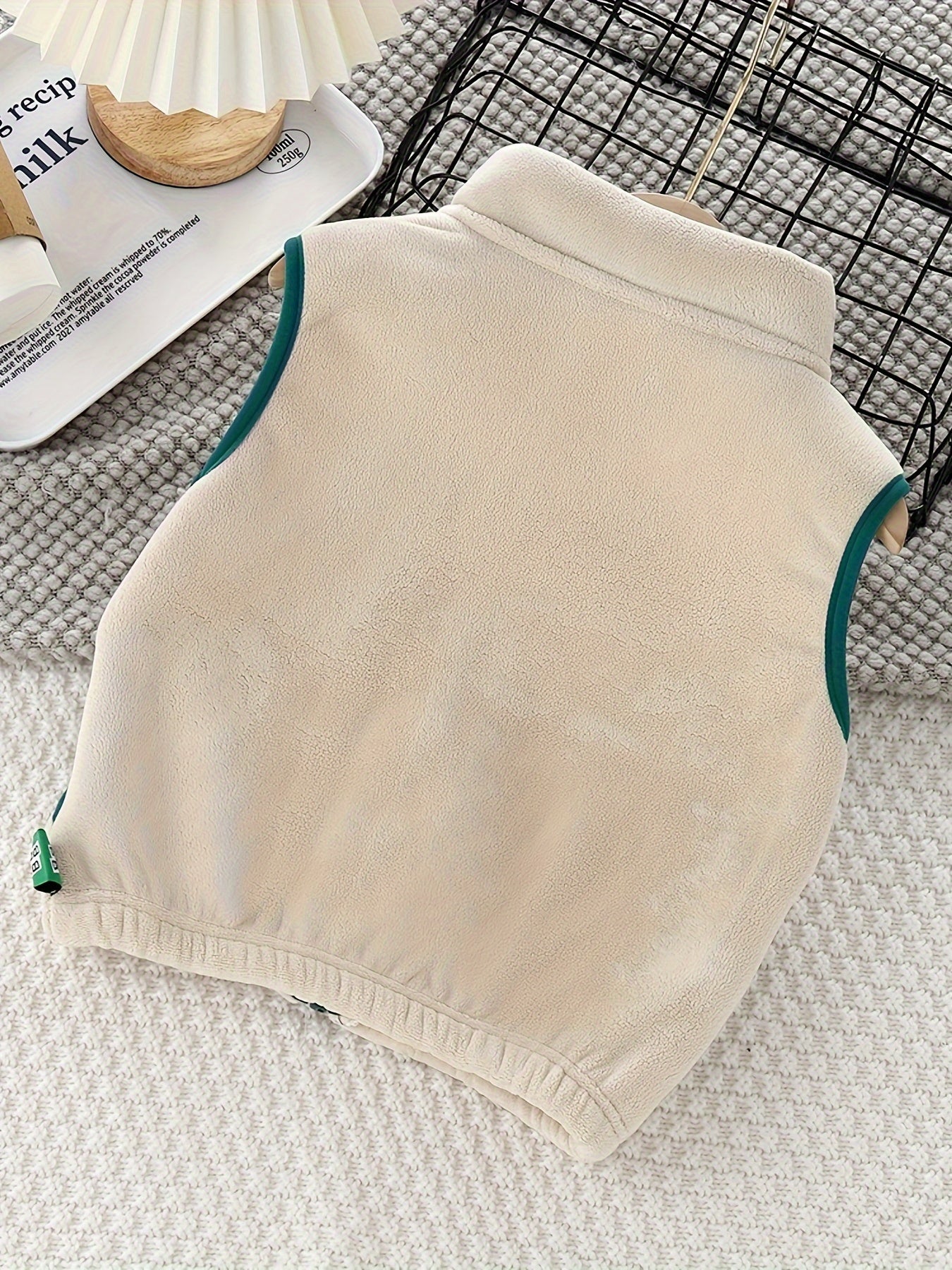 Girls Warm Sleeveless Jacket Vest For Spring Fall Winter