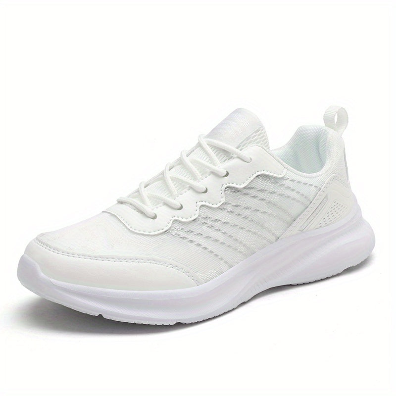 Mesh Running Shoes Lace Up Weaving Sneakers Women's Footwear