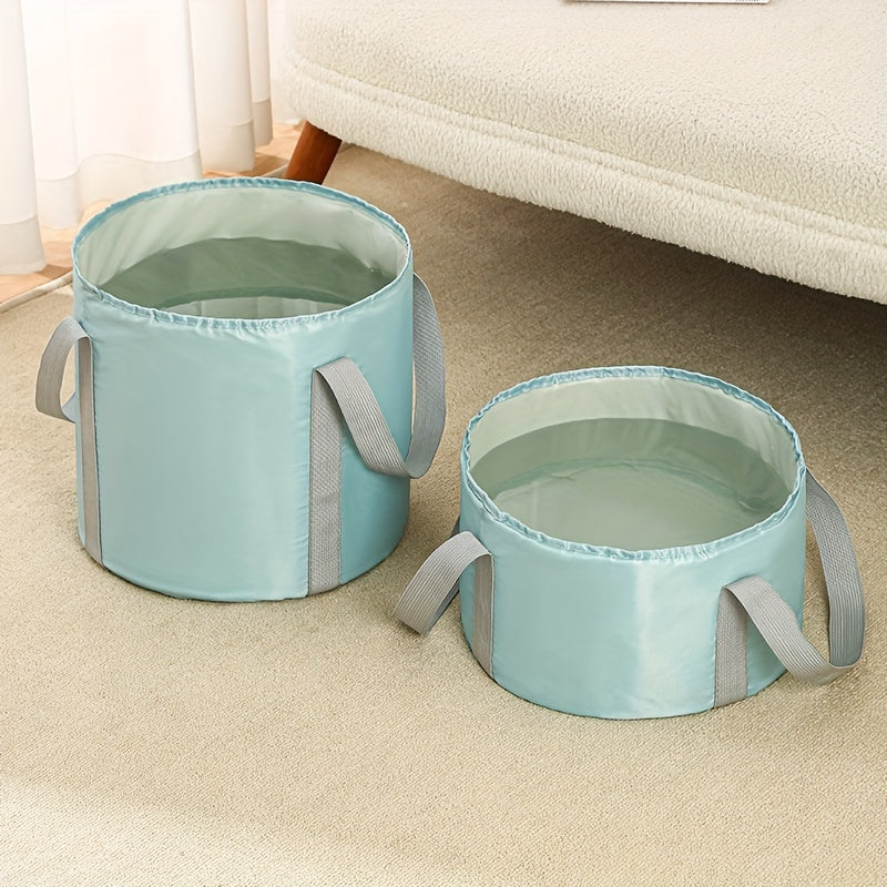 Portable Foldable Foot Bath Basin with Handles for Outdoor Travel & Camping