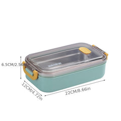 Stainless Steel Bento Box for School Canteen Lunch