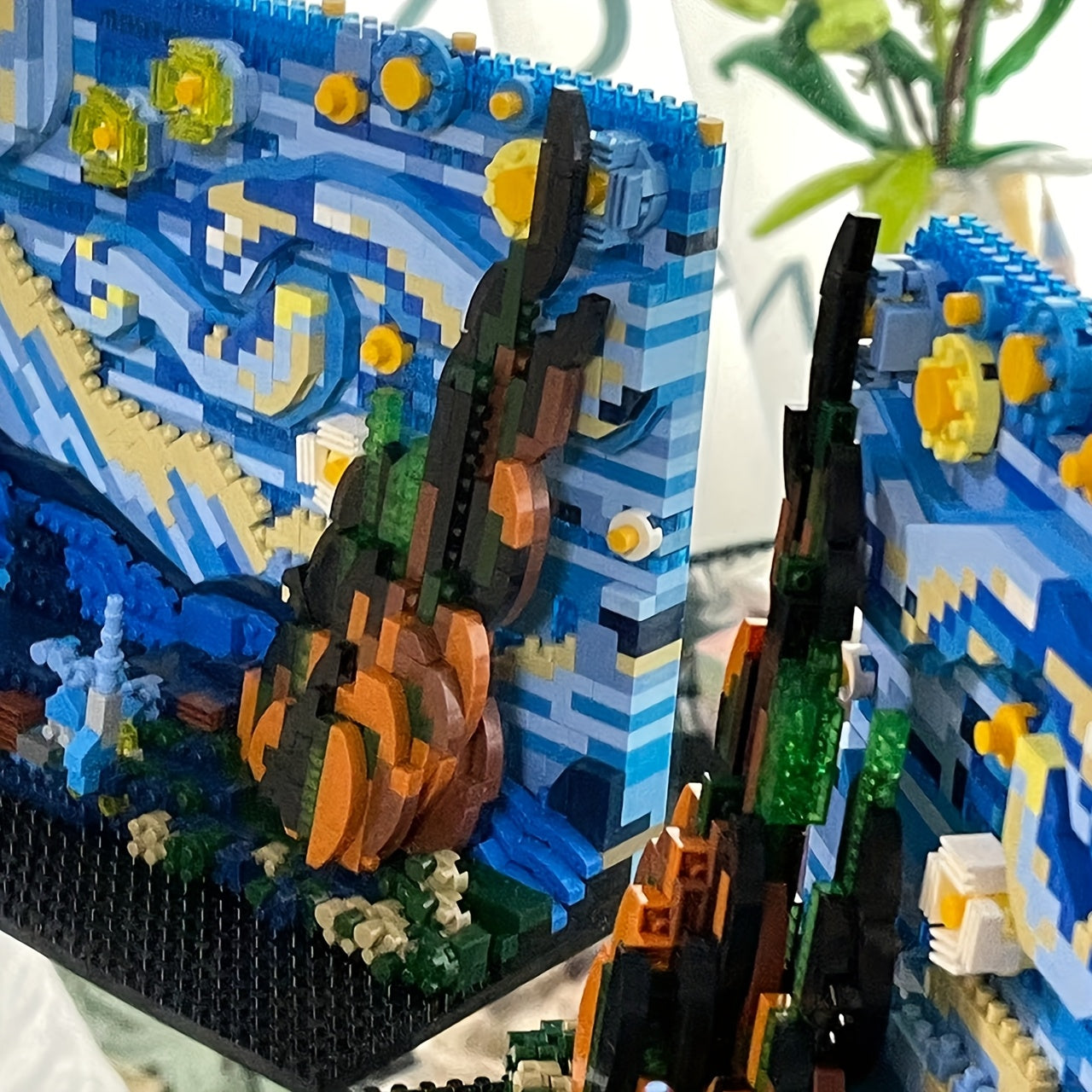 ABS Starry Night 3D Building Blocks Set DIY Art & Decor Creative Puzzle