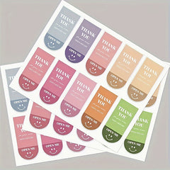 50pcs Thank You Gift Packaging Labels Self Adhesive Sticker Box Seal