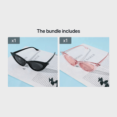 Children's Cat Eye Sunglasses Vintage Style Triangular
