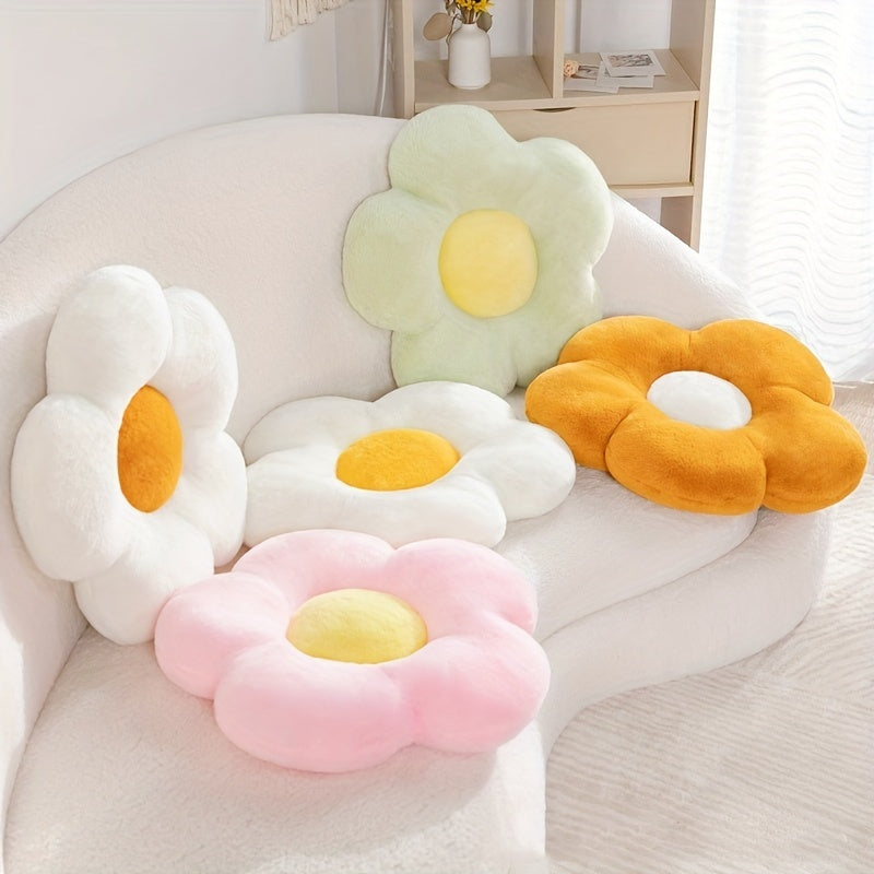 Flower Shaped Pillow for Room Decor Sofa Couch Bed Car Reading