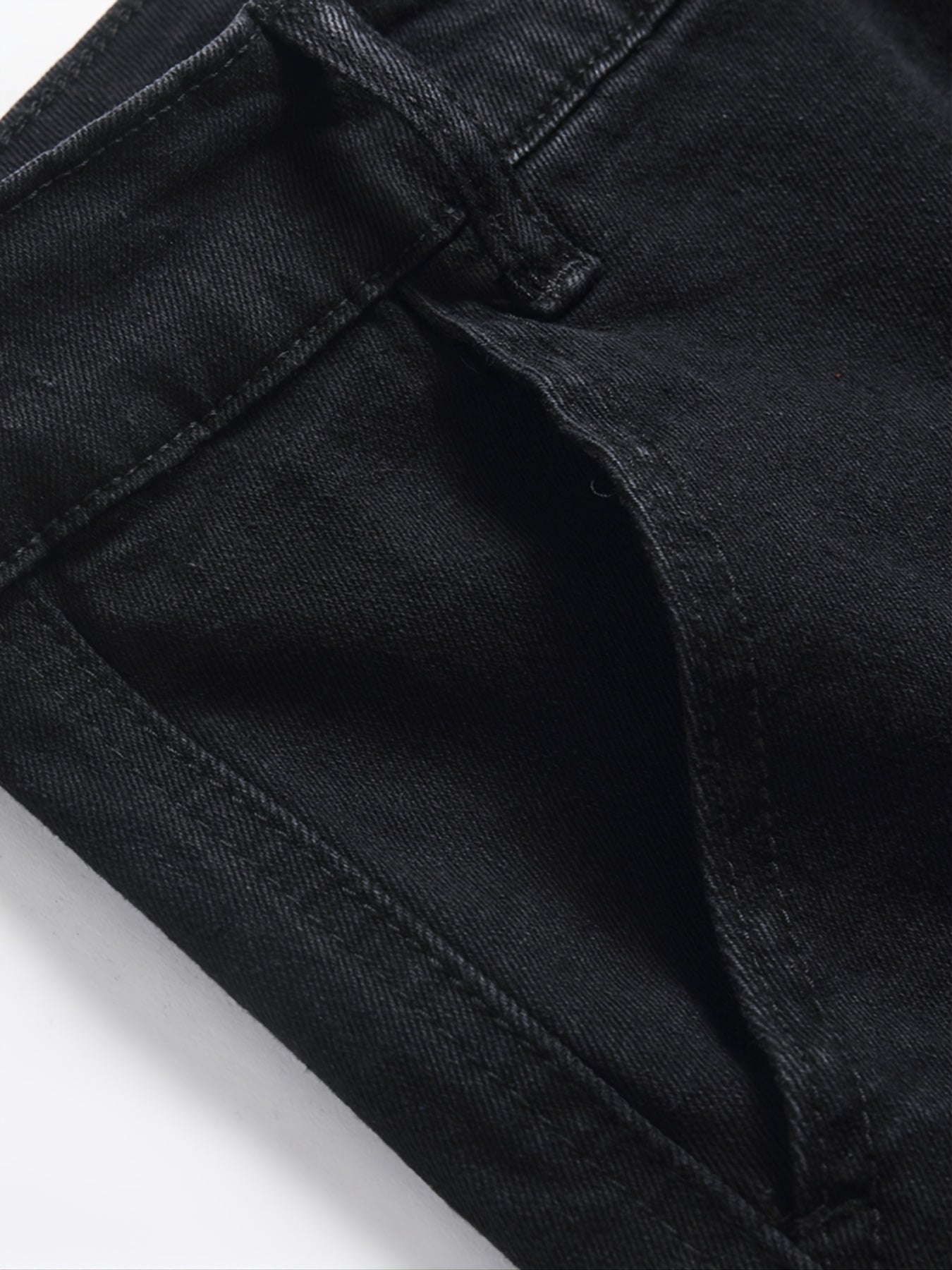 Mens Slim Fit Distressed Stretch Denim Pants