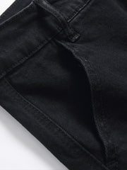 Mens Slim Fit Distressed Stretch Denim Pants