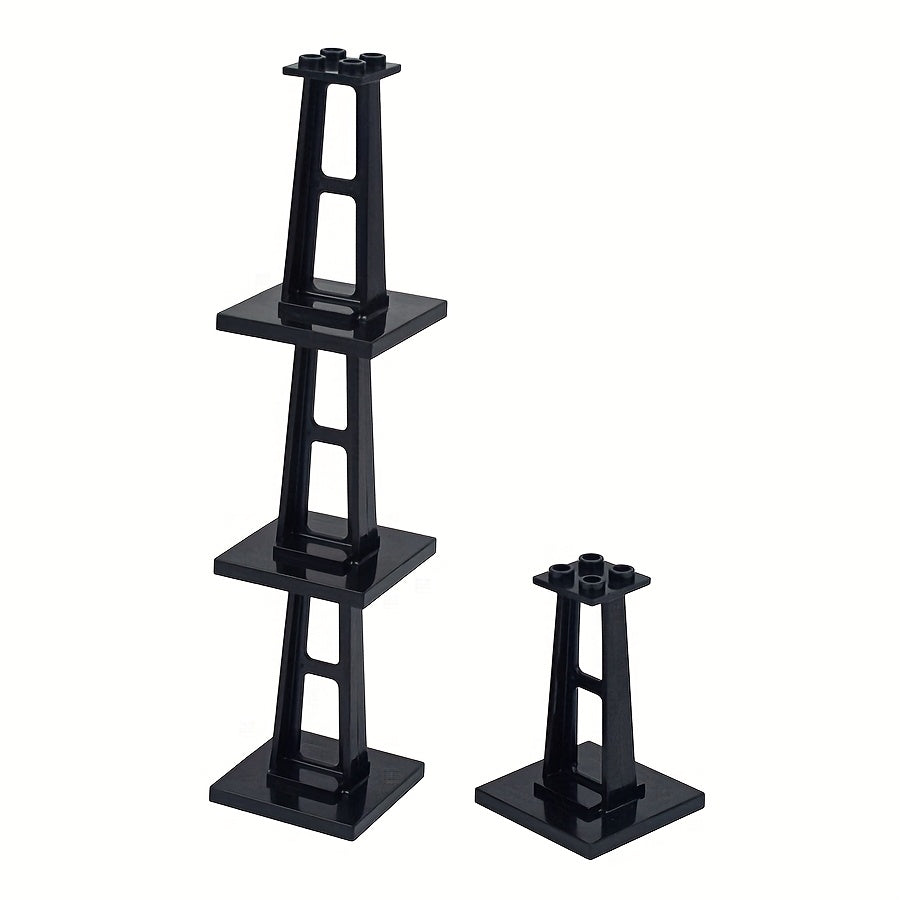 10pcs 4X4X5 Pillars Building Blocks Support Column Building Block Bracket
