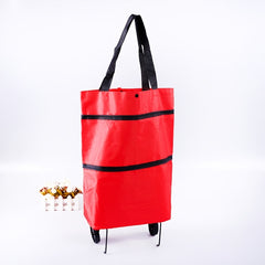 Portable Supermarket Shopping Carts - Small Handcart for Seniors