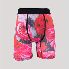Men's Vintage Rose Graphic Boxer Shorts