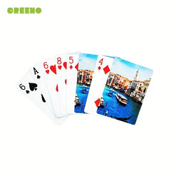 Sublimation Blank Paper Playing Cards Heat Transfer Printing DIY