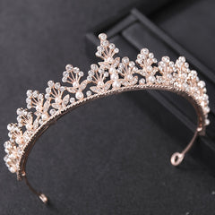 Sparkling Crystal Crown Princess Tiaras Bride Wedding Hair Accessories