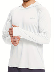 Men's UPF 50 Sun Protection Hoodie Long Sleeve SPF UV Quick Dry Lightweight