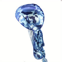 Men's Silk Camo Durag Set & Pirate Hats