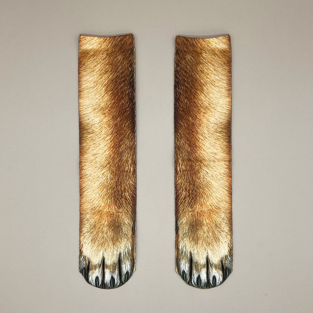 Animal Paw Socks 3D Printed Unisex Novelty Socks