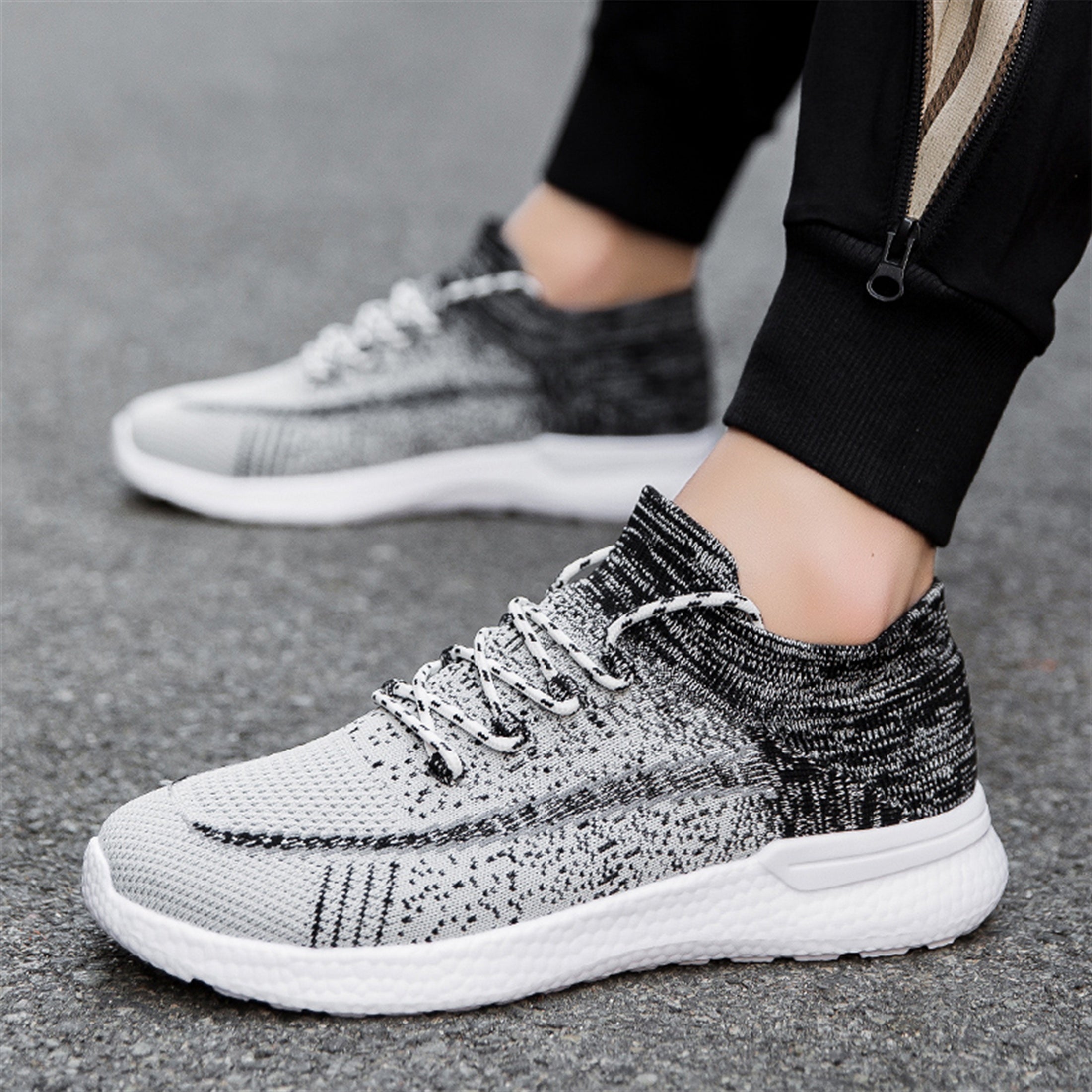 Men's Knitted Lightweight Running Sneakers