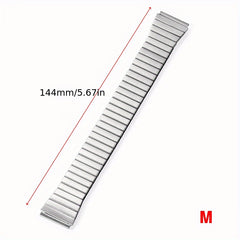 18mm Metal Elastic Strap Watch Band Stainless Steel Expansion Bracelet