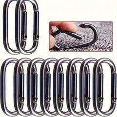 10pcs Aluminum U-shaped Buckle for DIY Bag Purse Making