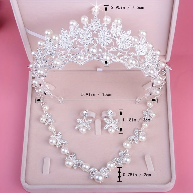 Baroque Crystal Bridal Jewelry Set