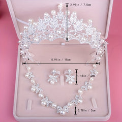 Baroque Crystal Bridal Jewelry Set
