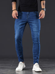Men's Slim Fit Distressed Stretch Denim Pants