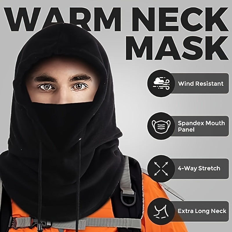 2pcs Balaclava Ski Mask Fleece Warm & Breathable Face Mask