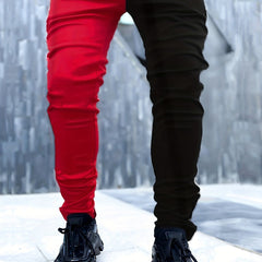 Street Style Stretch Waist Drawstring Joggers Sweatpants