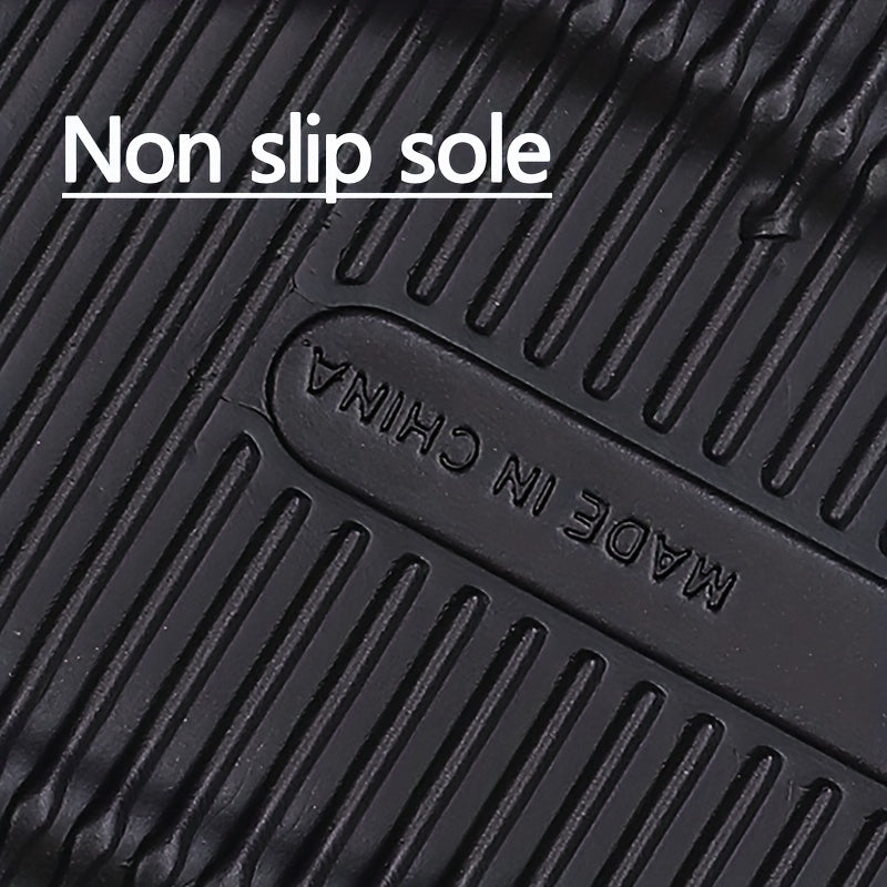 Men's Casual Non Slip Slides Open Toe Slippers
