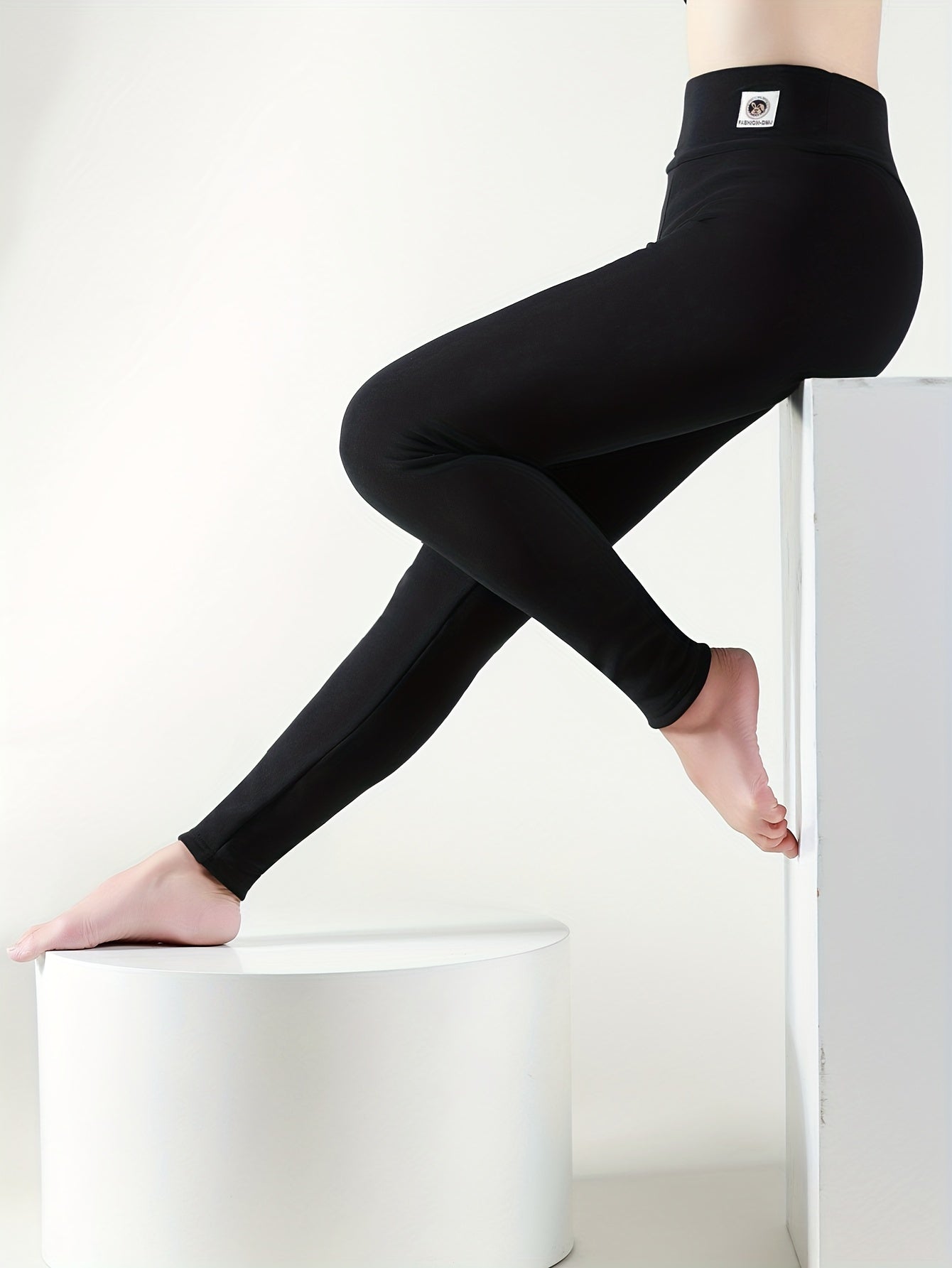 High Waist Fleece Liner Yoga Pants