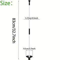 Portable Golf Flagpole Practice Putter Club 2 Segment